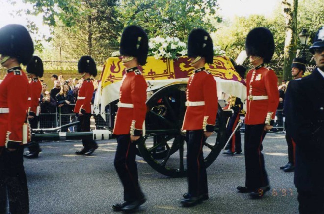 De begrafenis van prinses Diana