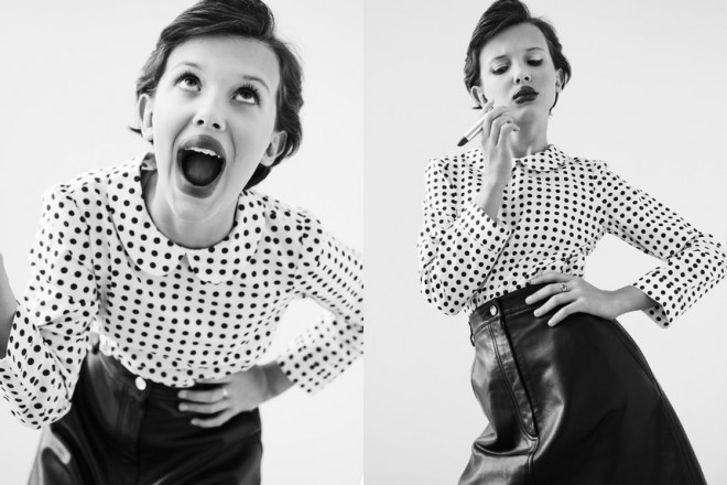 Mlada Millie Bobby Brown se pred objektivom dobro znajde.