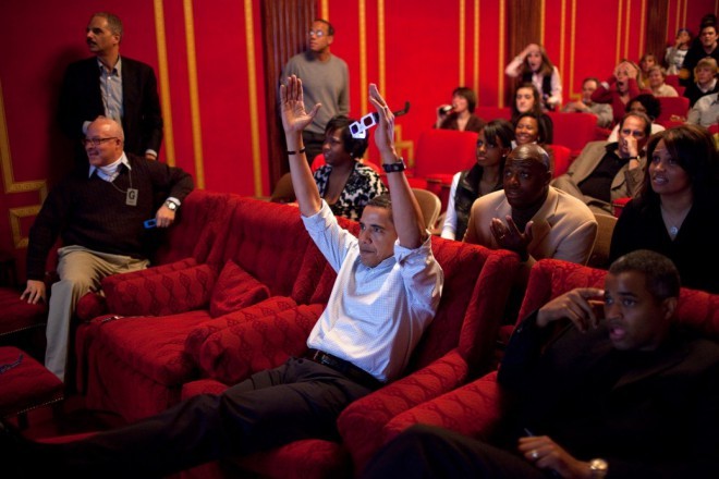 La Maison Blanche possède également son propre cinéma.