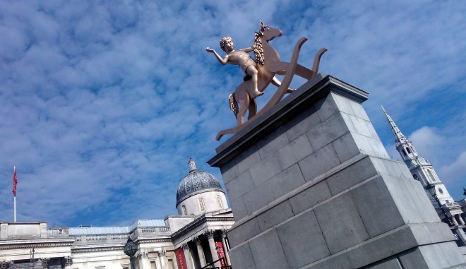 Fourth plinth in Trafalgar Square