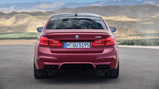 BMW M5 - 2018 - Com toda a probabilidade, uma traseira de dar inveja! 