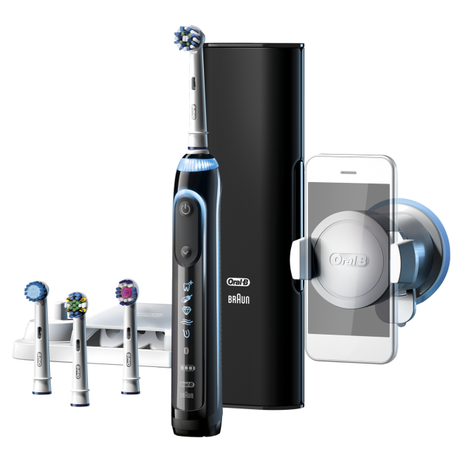 Najbolj napredne električne zobne ščetke Oral-B® Genius združujejo najnovejšo tehnologijo .