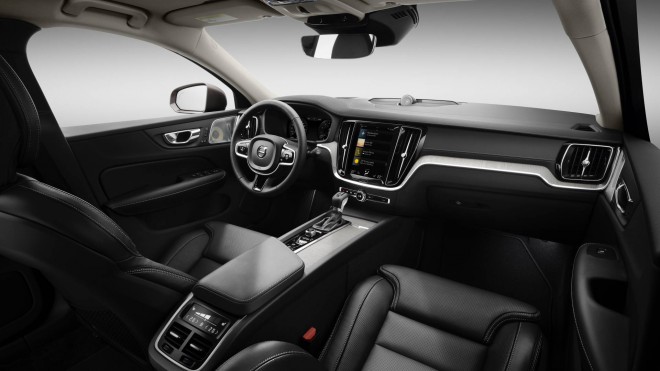 Der minimalistische Innenraum des neuen Volvo V60