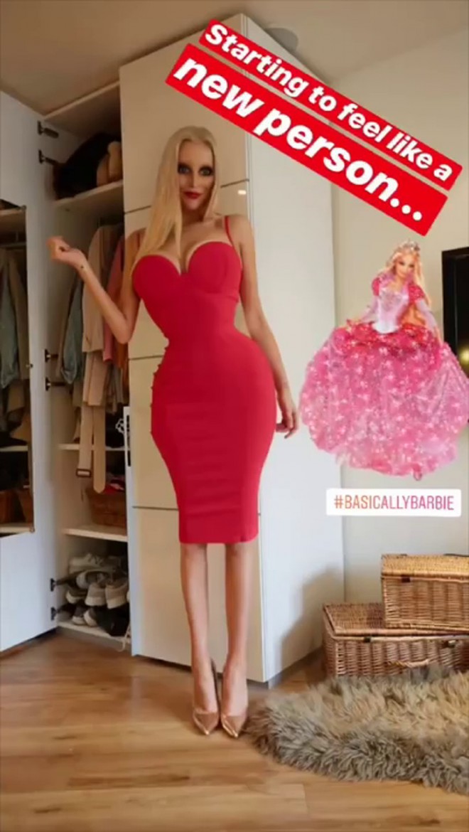 So sah Chessie aus, als sie die meisten Wünsche ihrer Follower erfüllte. 