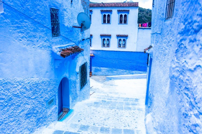 Rue Targui, Chefchouen, Maroko