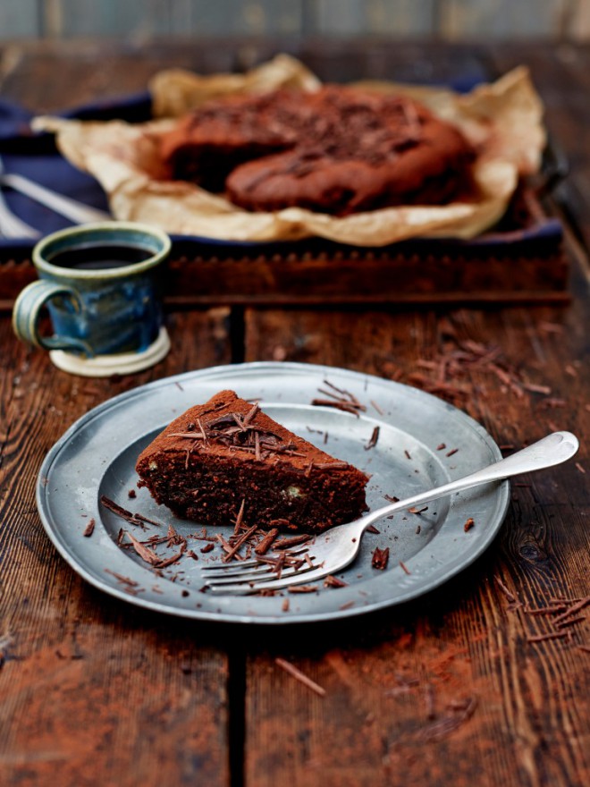Torta brez moke z okusom kave.