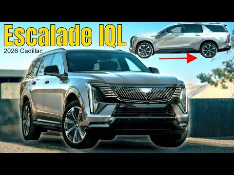 2026 Cadillac Escalade IQL – električni velikan ameriškega luksuza