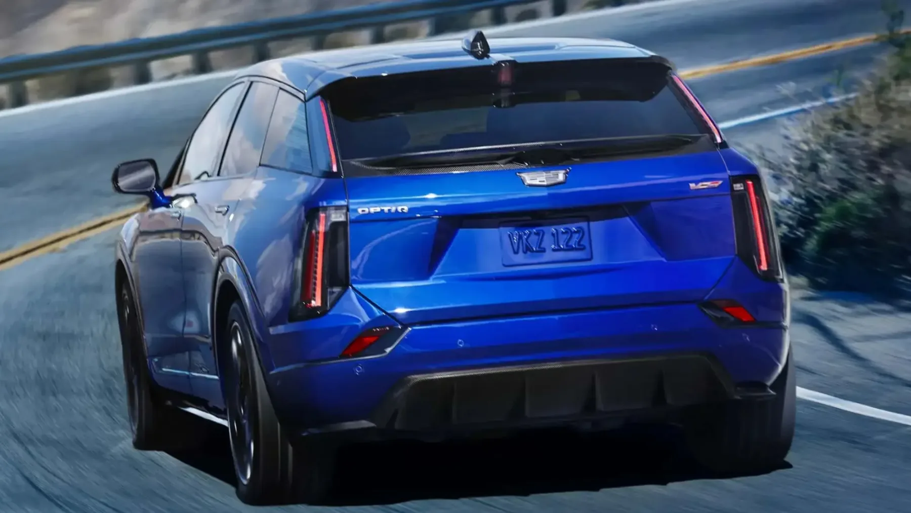 2026 Cadillac Optiq‑V: električni mišičnjak, ki prehiteva tudi svojo senco