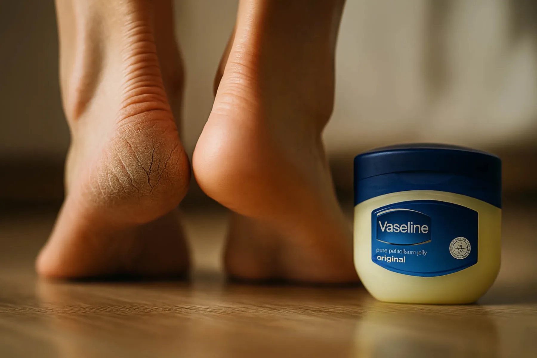 3x doma narejene kreme za mehke pete: čudež z Vaseline, ki spremeni tvoja stopala v svilnate