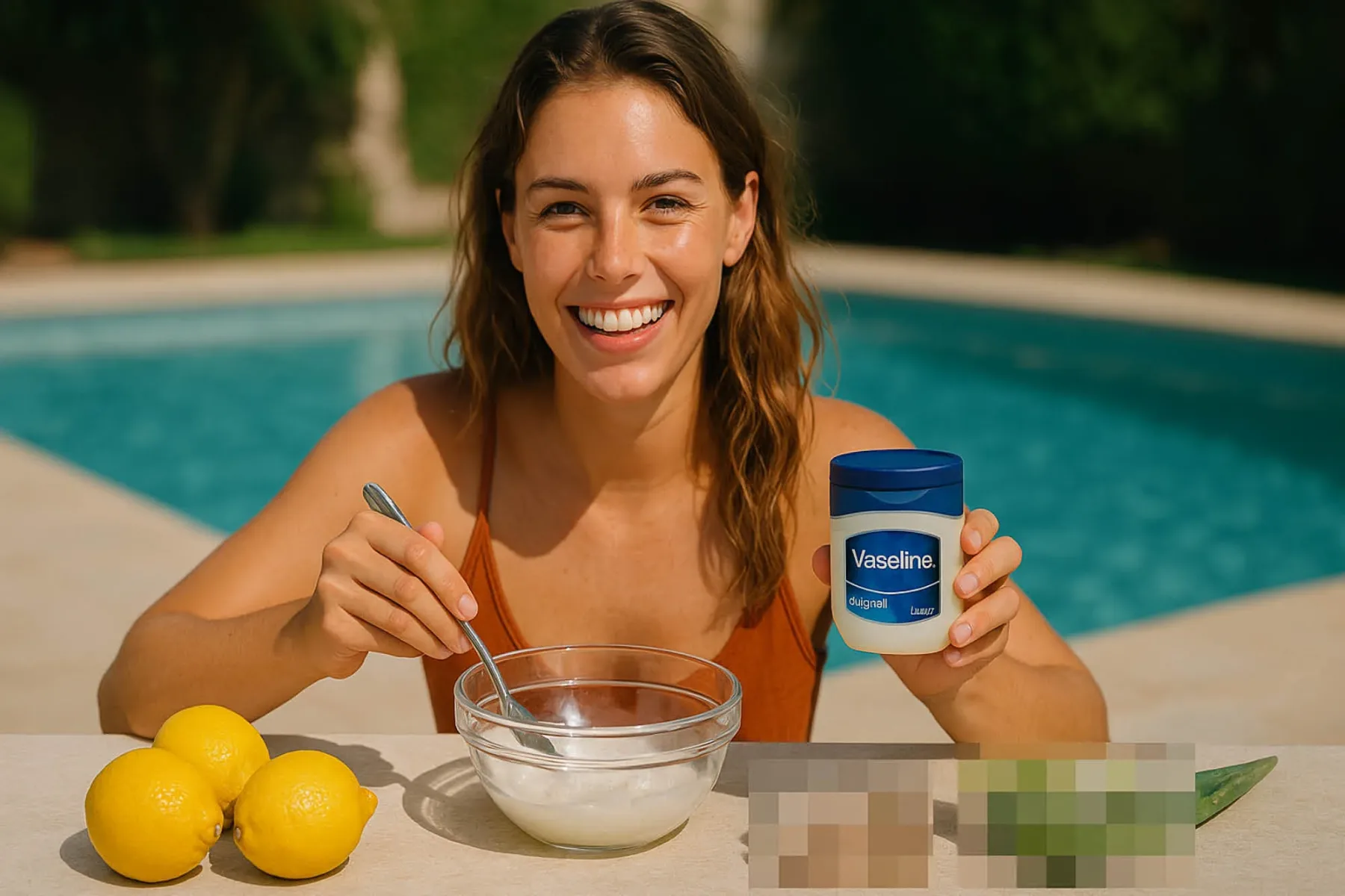 3x domači poletni lepotni kozmetični pripravek iz Vaseline in 3 skrivnostnih dodatkov: rešitev vseh poletnih zagat in dragih krem za 100 €