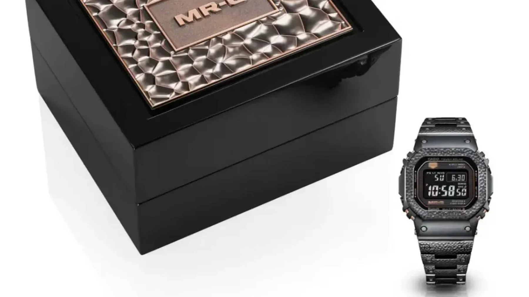 7.500 € za Casio G-Shock MRG-B5000HT – kvadratna ikona iz ročno kovane titanijeve umetnosti