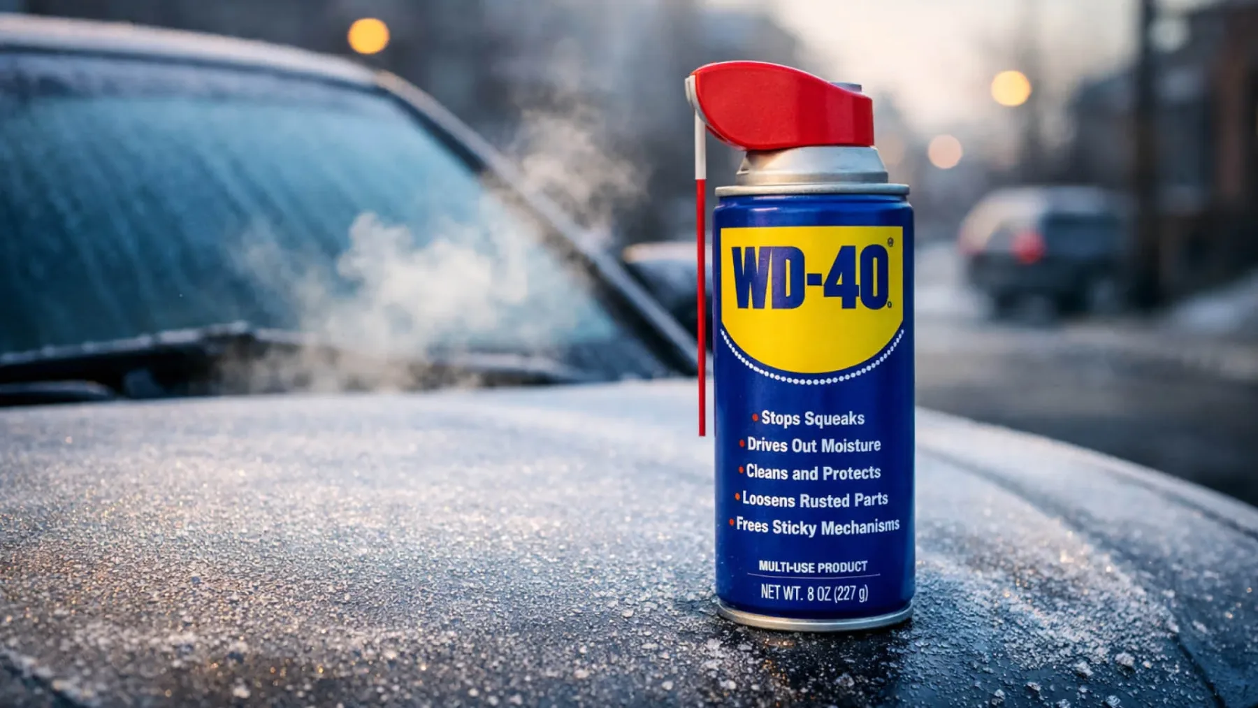 7 briljantnih trikov z WD-40, ki bi jih pozimi moral poznati vsak smrtnik z avtom in zasneženim dvoriščem