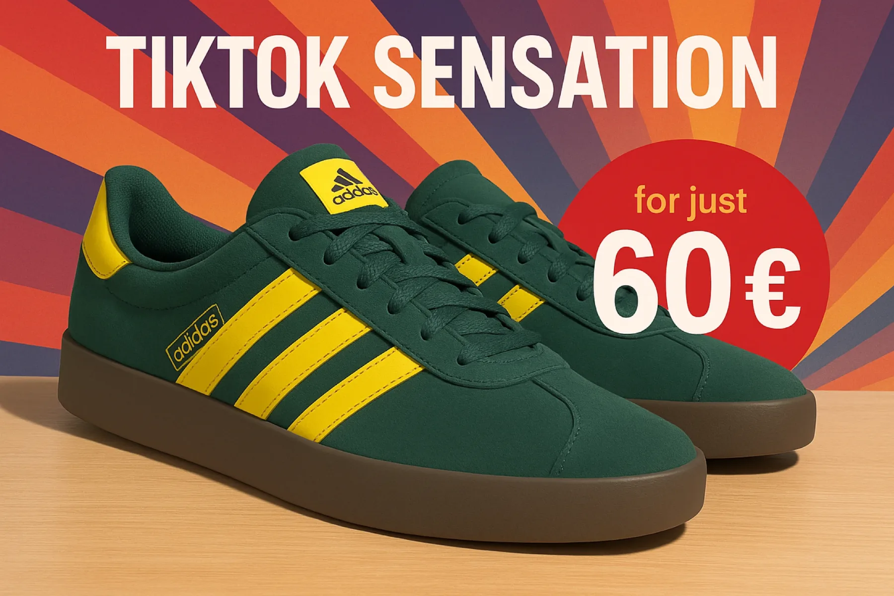 7 razlogov, zakaj so adidas VL Court 3.0 superge pod 60 € nova TikTok modna obsesija