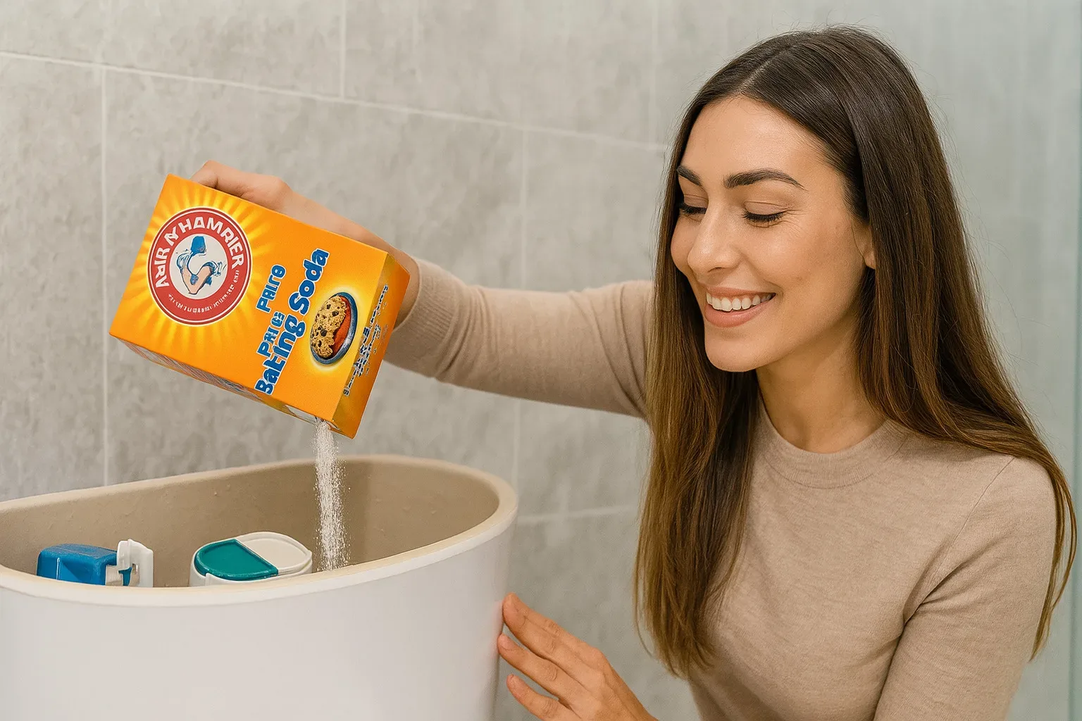 8 razlogov, zakaj je soda bikarbona v WC kotličku tvoja nova skrivna supermoč: Ta trik za 1 evro bo spremenil tvojo kopalnico