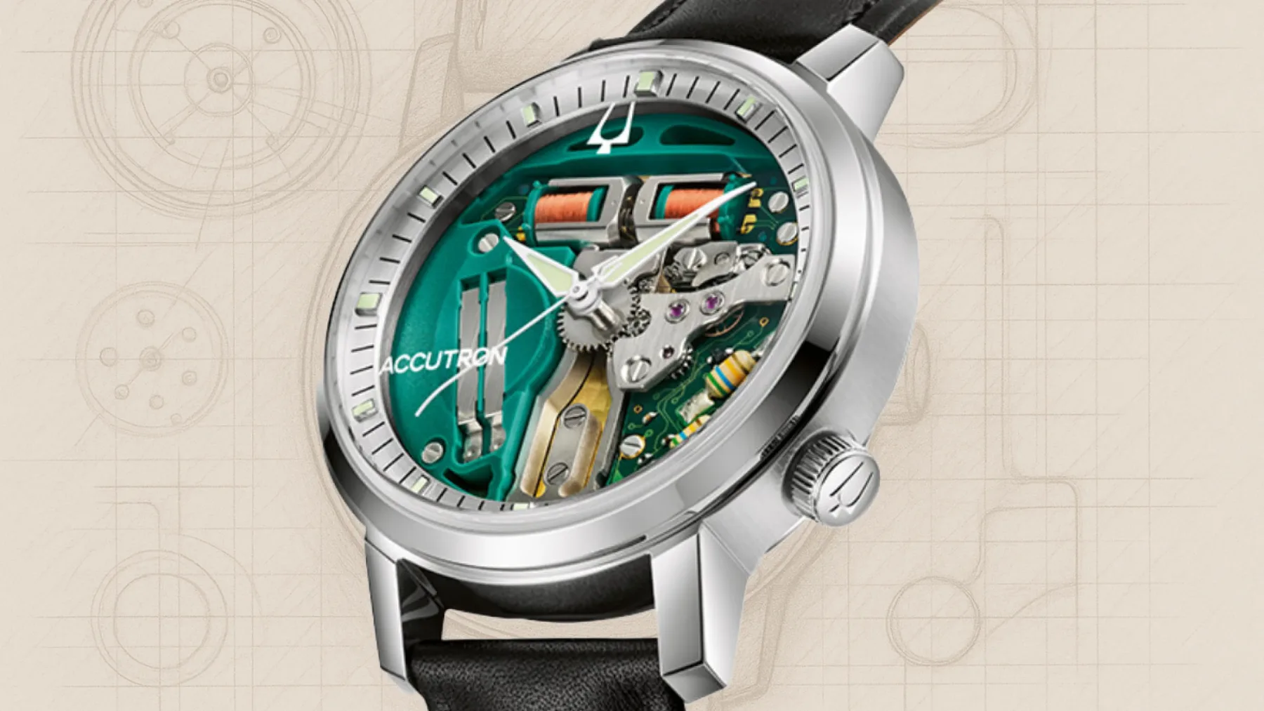 Accutron Spaceview 314: Ura, ki brni kot vesoljska ladja in izgleda kot Bondov prototip