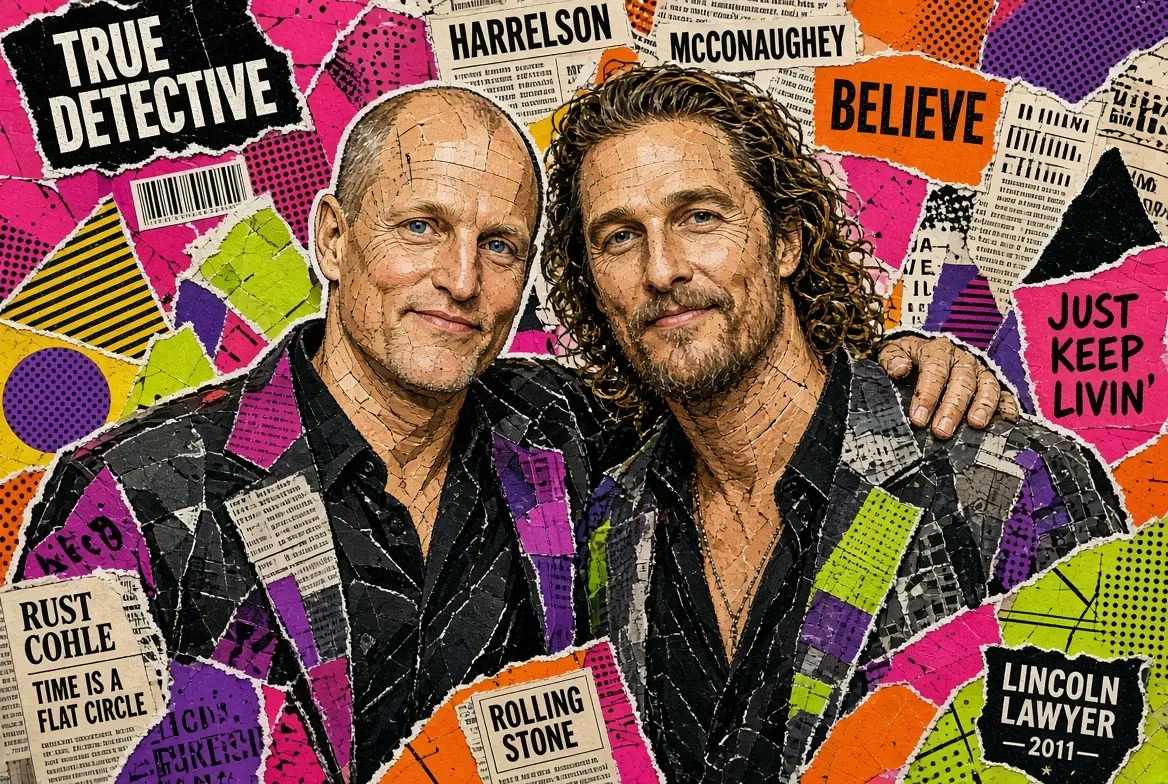 Ali sta Matthew McConaughey in Woody Harrelson res brata? Zvezdnika odpirata hollywoodsko skrivnost v novi seriji