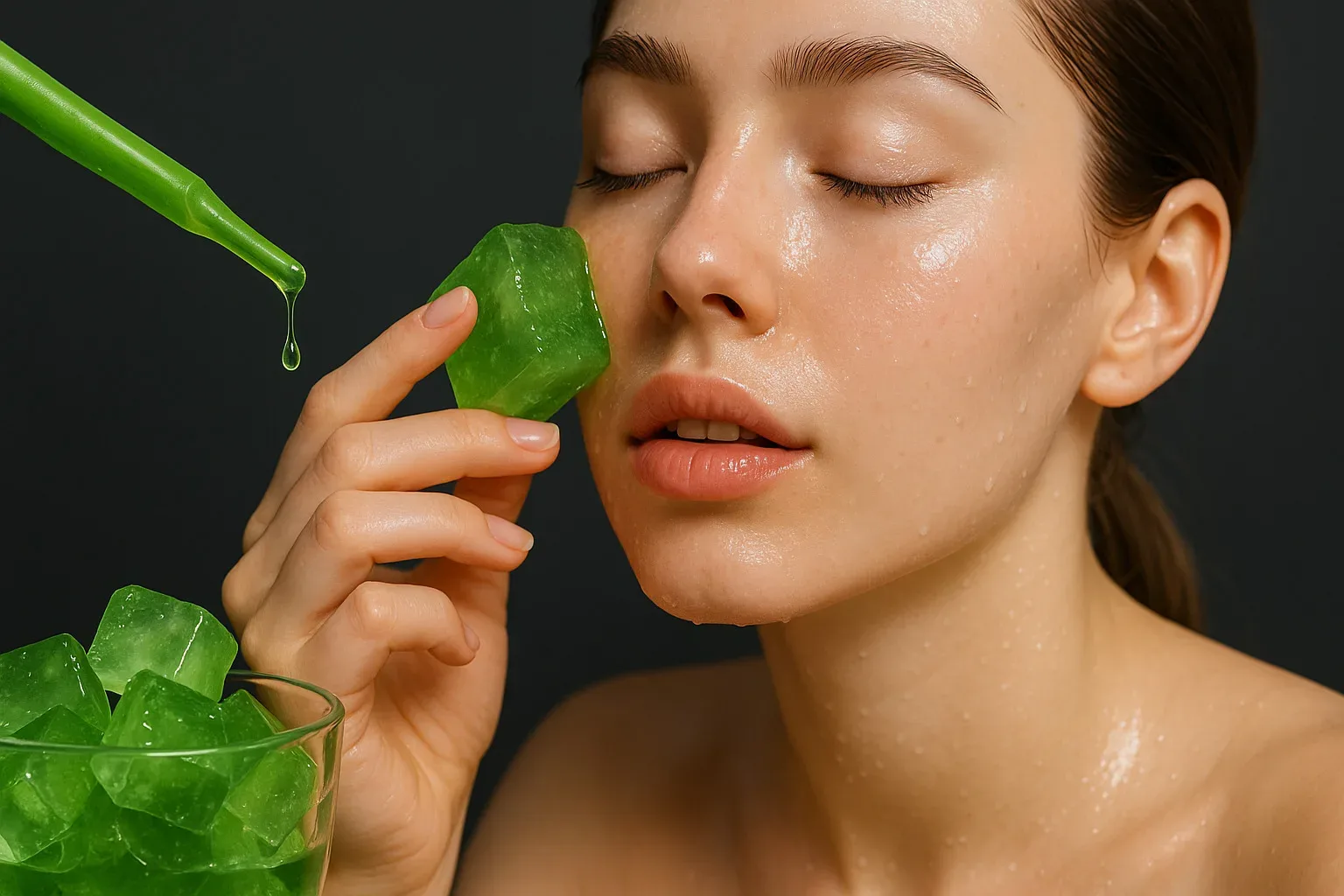 Aloe vera ledene kocke: čudež iz zamrzovalnika proti temnim madežem na koži – naravna alternativa retinolu