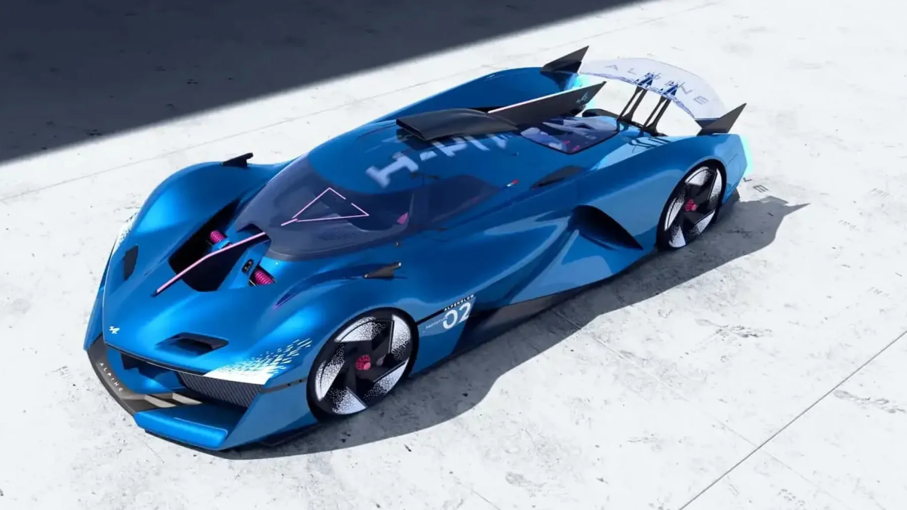 Alpine proti Ferrariju: 1000 konjev, trije motorji in nič več francoske skromnosti – to je Alpine Alpenglow Hy6