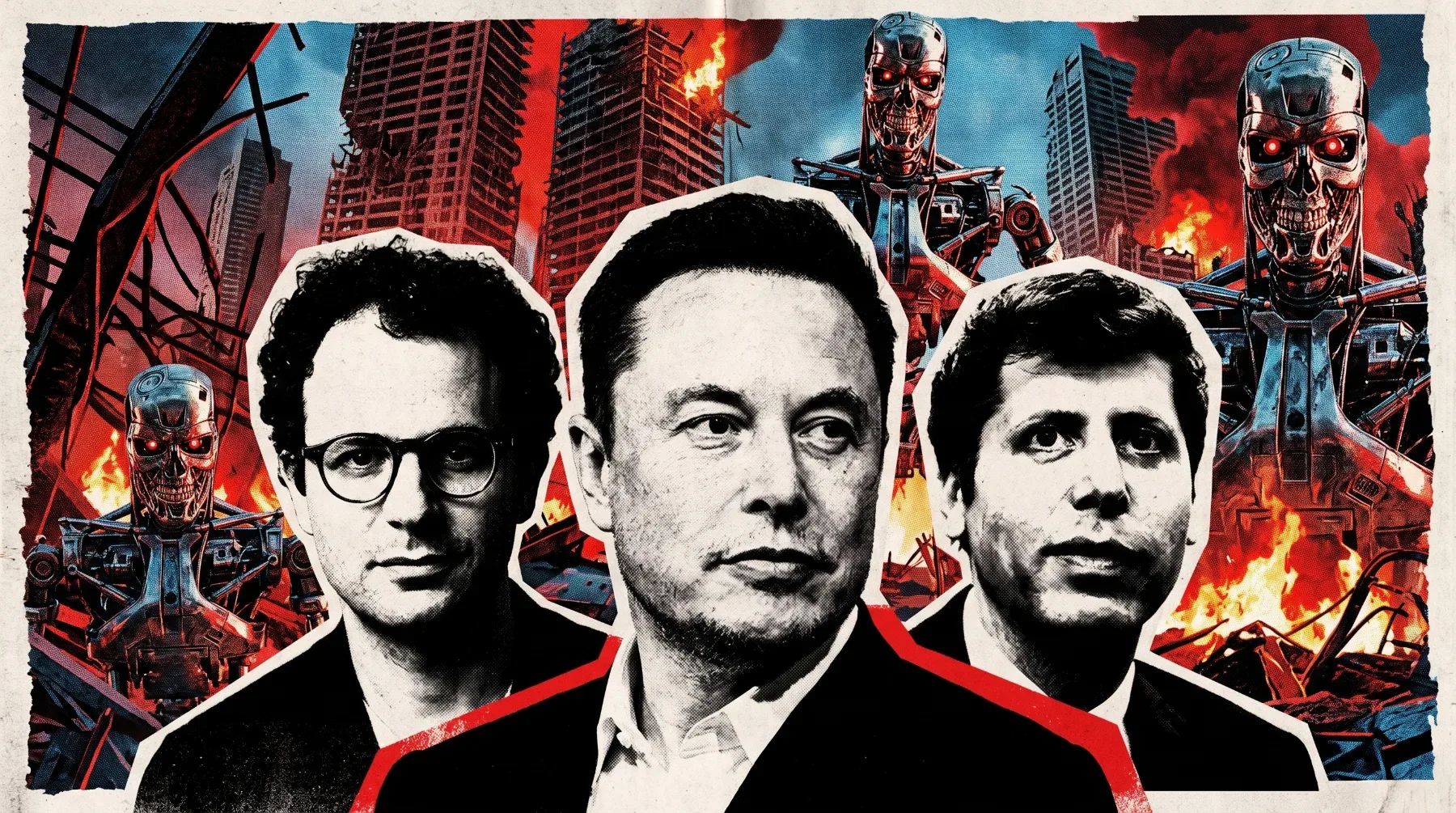 Altman, Amodei in Musk pritiskajo na zavoro umetne inteligence: 3 teorije, zakaj šefi AI nenadoma delajo paniko