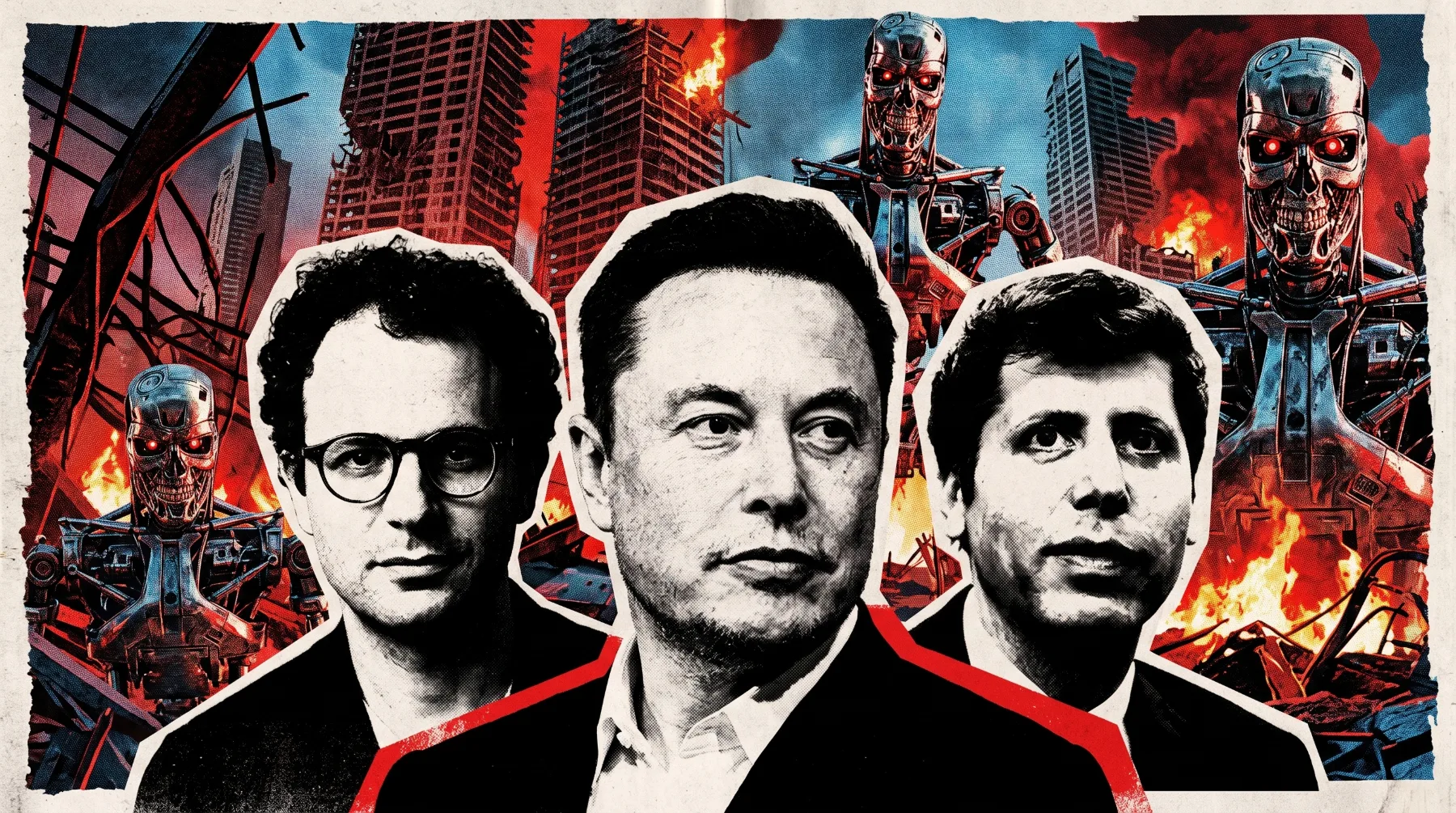 Altman, Amodei in Musk pritiskajo na zavoro umetne inteligence: 3 teorije, zakaj šefi AI nenadoma delajo paniko