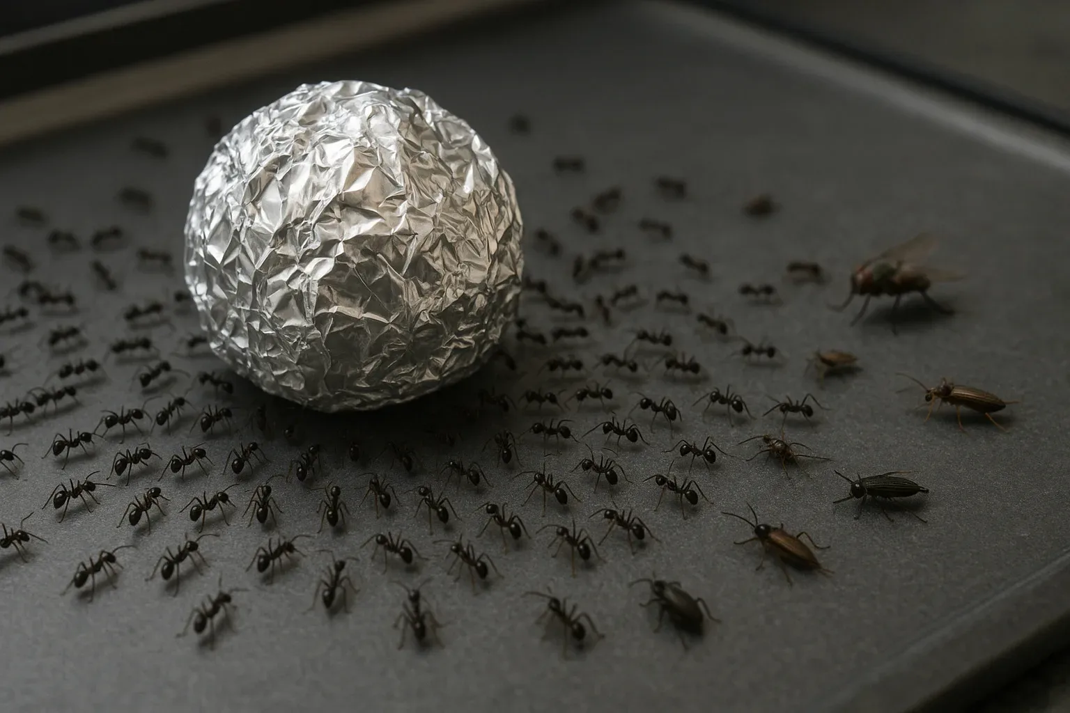 Alu folija kot past za insekte: Tale domač trik proti mravljam in ščurkom deluje bolje kot večina sprejev iz trgovine