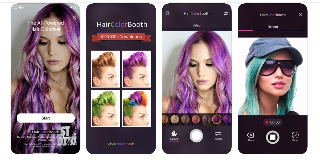 Hair Color Booth
