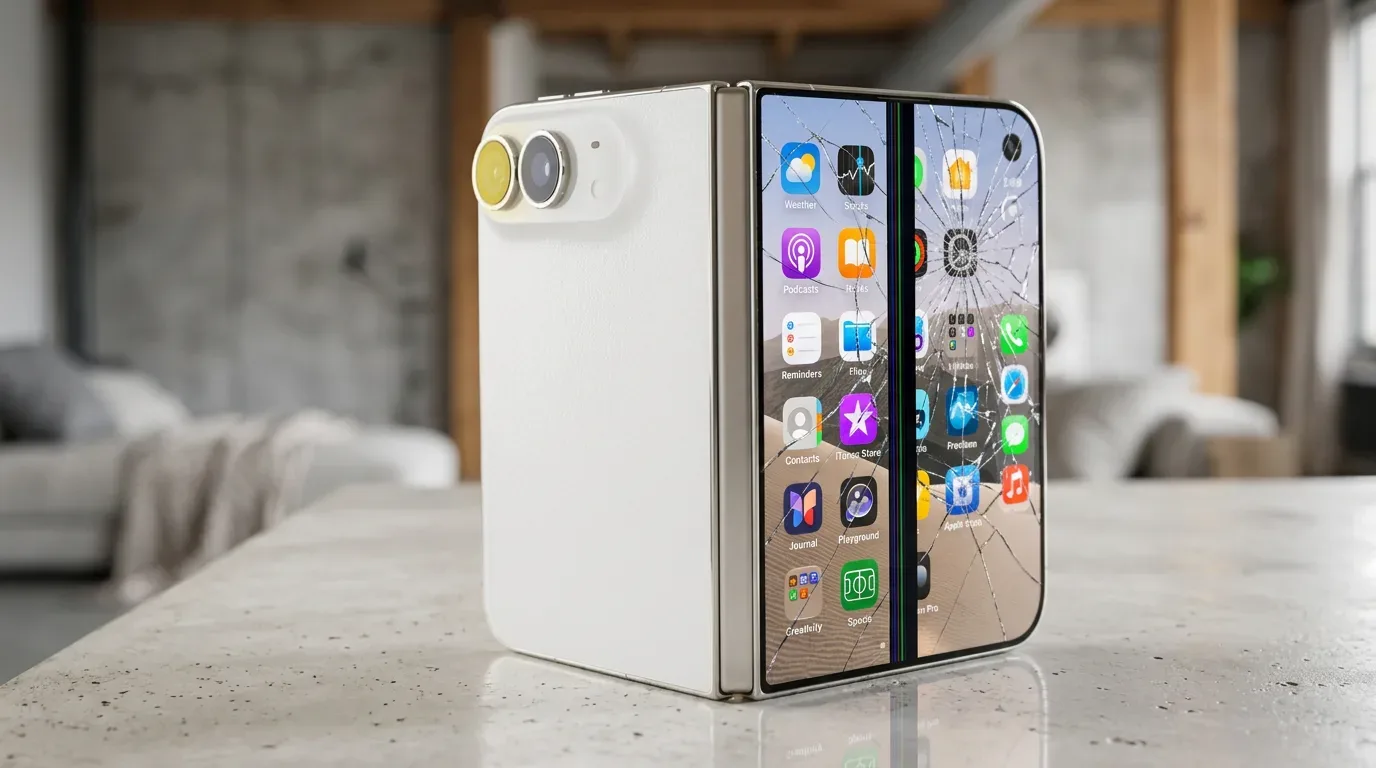 Apple iPhone Duo: Ko se Applov futuristični zložljivi prestiž začne lomiti pod pritiskom