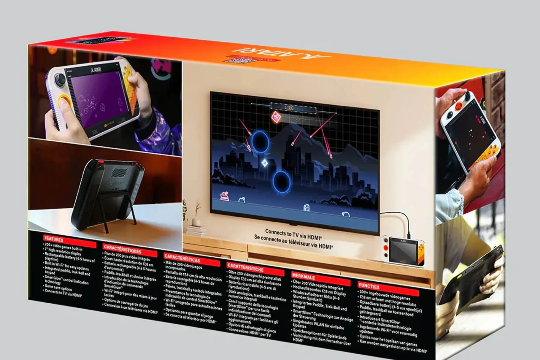 Atari Gamestation Go: Ročni igralni stroj, ki oživi legendarne igre z več kot 200 naslovi in šestimi načini upravljanja