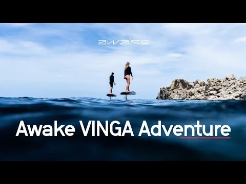Awake VINGA Adventure: švedski eFoil, ki leti 50 km/h in spremeni vsako zaliv v vzletno stezo