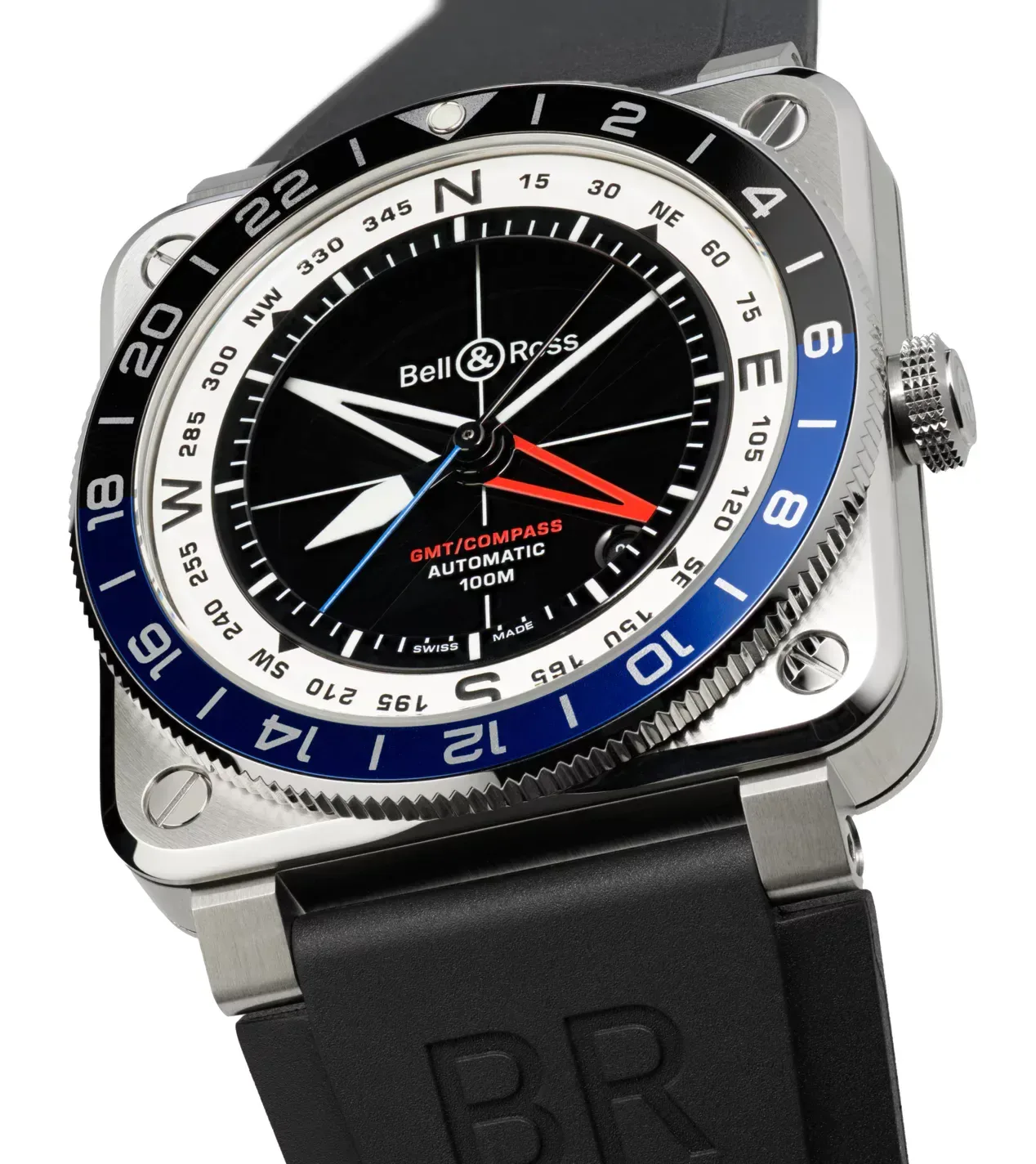 Bell & Ross BR-03 GMT Compass: Popotniška ura, ki postane pravi kompas