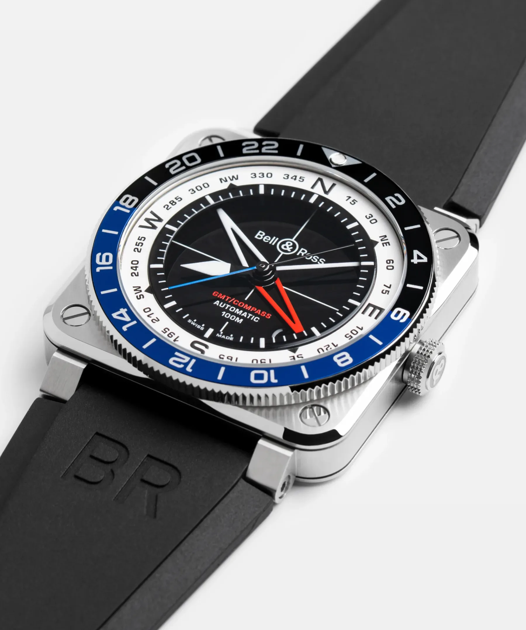 Bell & Ross BR-03 GMT Compass: Popotniška ura, ki postane pravi kompas