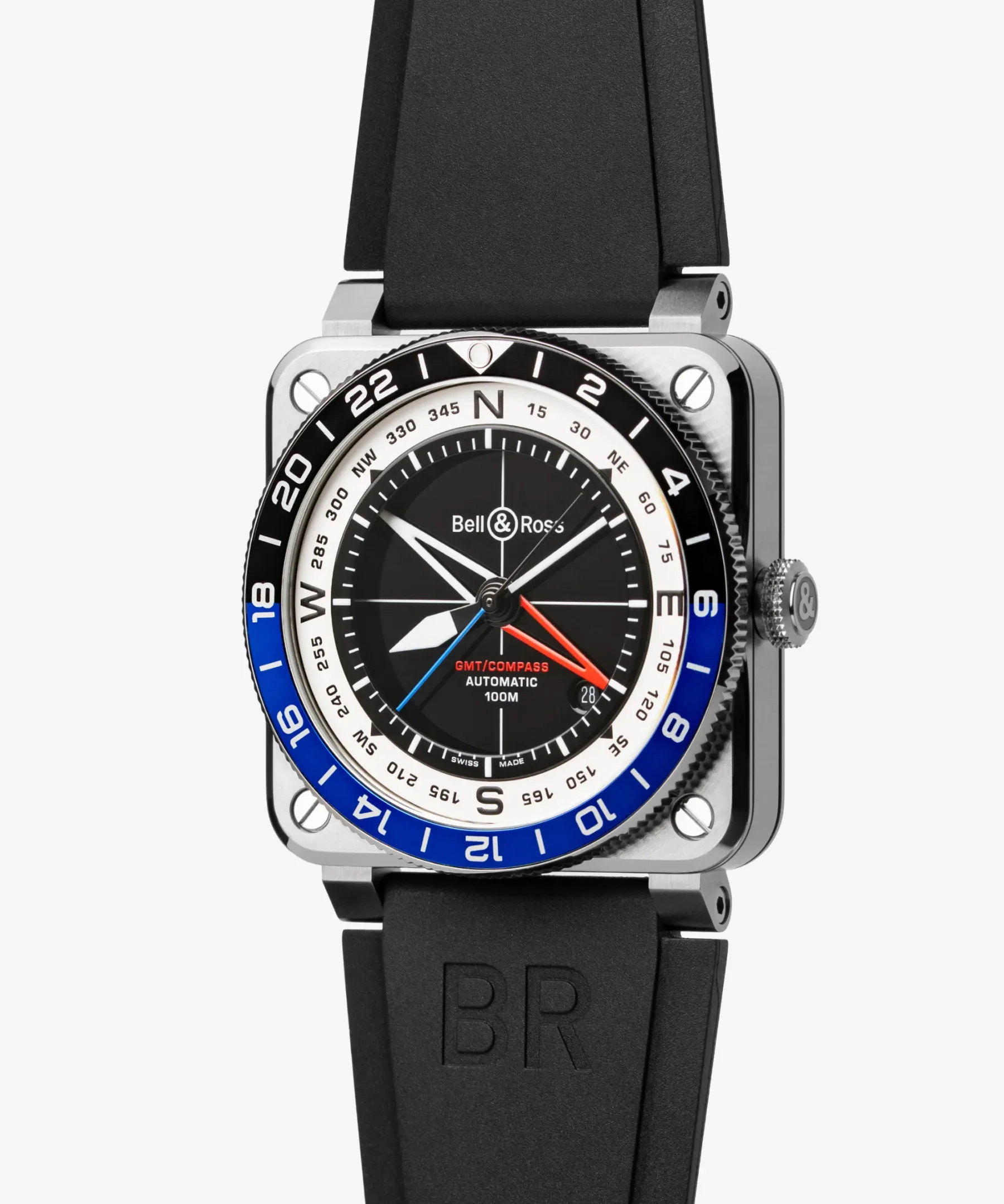Bell & Ross BR-03 GMT Compass: Popotniška ura, ki postane pravi kompas