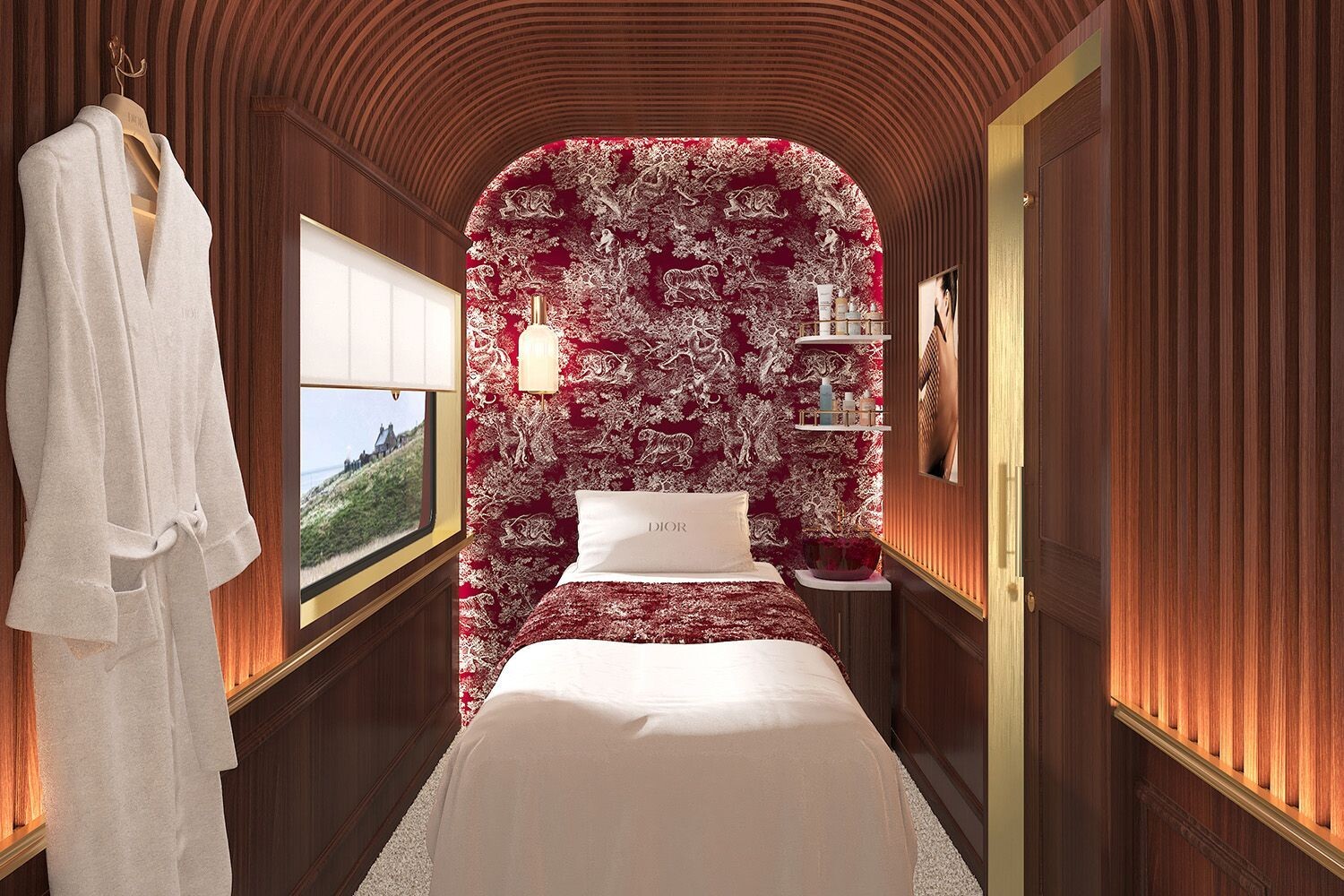 Belmond Royal Scotsman in Dior ustvarila luksuzni wellness na železniških tirih