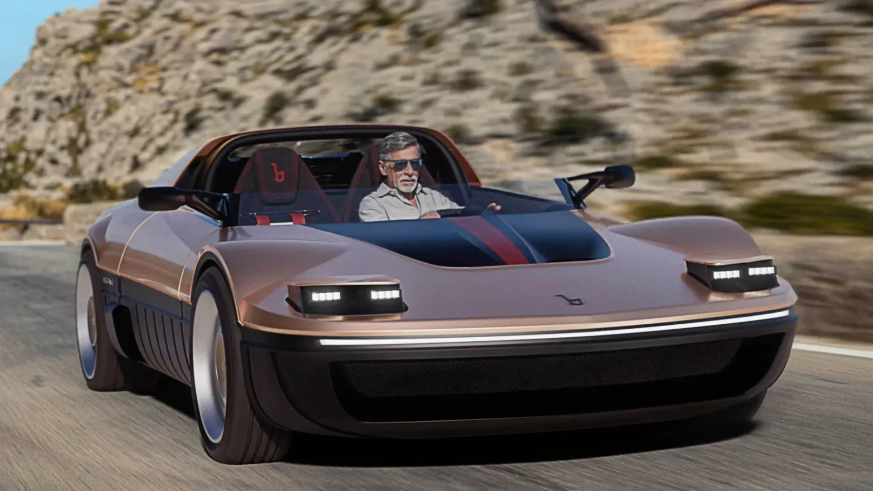 Bertone Runabout: Oživljeni italijanski klasik, ki združuje retro čar in brutalno moč ter uničuje sanje o običajnih avtomobilih