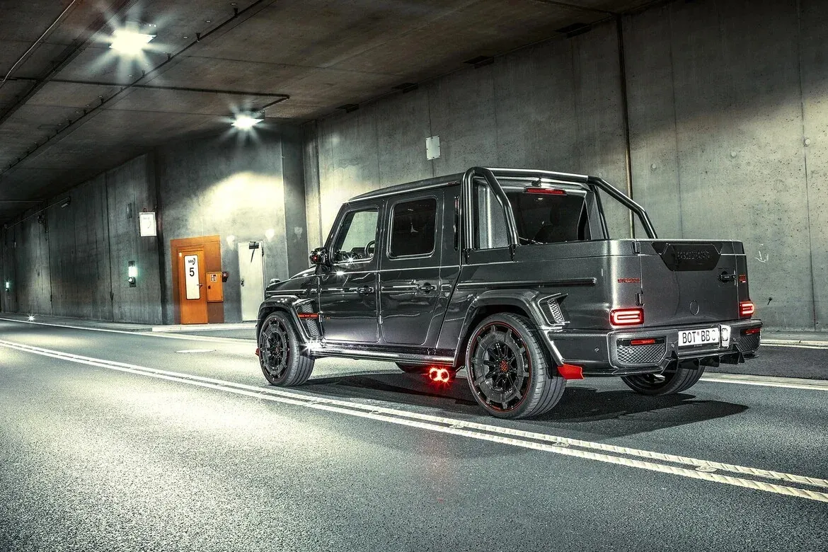Brabus P 900 Rocket Edition: Popolnoma nori 900-konjski poltovornjak na osnovi Mercedes-AMG G 63, ki kljubuje zdravi pameti – slika 2