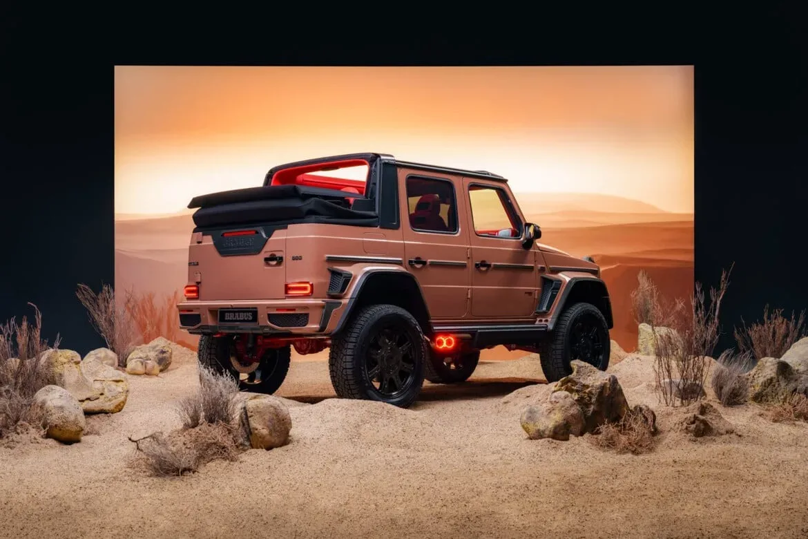Brabus XL 800 Cabrio: Ko G-Wagen odvrže streho in pridobi mišice – ultimativni poletni eksces