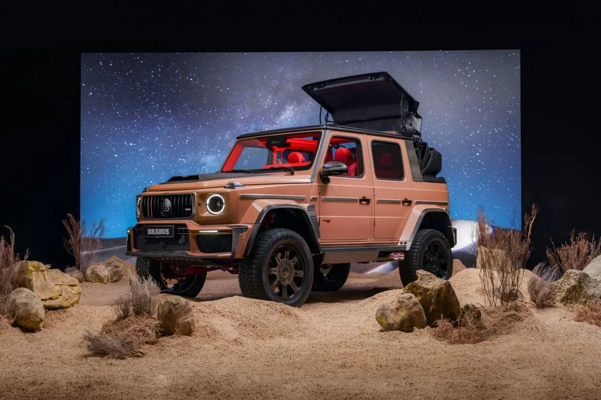Brabus XL 800 Cabrio: Ko G-Wagen odvrže streho in pridobi mišice – ultimativni poletni eksces