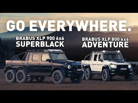 BRABUS XLP 900 6×6 Superblack: Neustavljiva moč in luksuz
