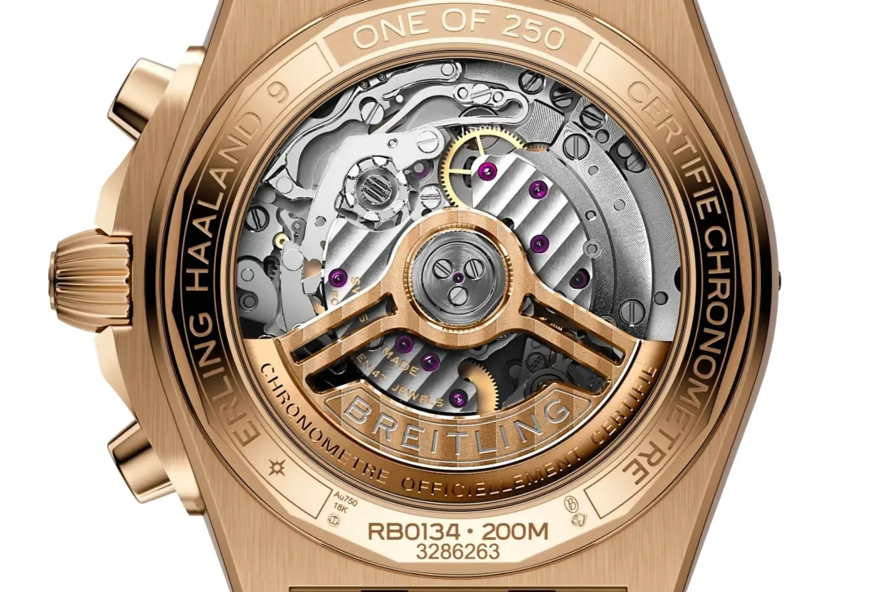 Breitling Chronomat B01 42 »Erling Haaland«: ko se meteorit in nogomet srečata na zapestju