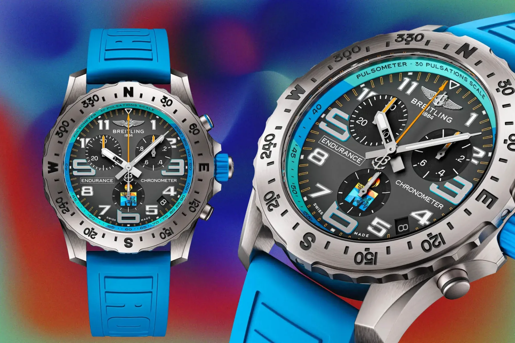 Breitling ENDURANCE PRO 44 končno v titanu: Ironman 2025 prinaša prvo kovinsko ohišje in drzno 70.3 izdajo