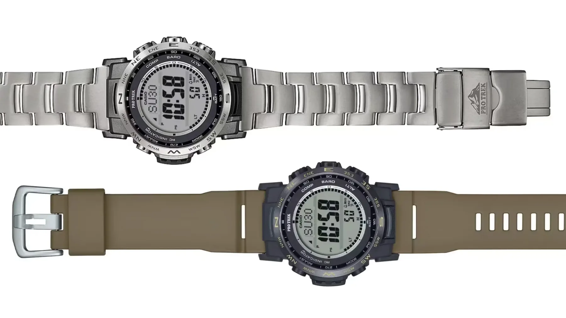 Casio gre dobesedno v temo s Casio PRW-35LD-5JF: nova Casio Pro Trek serija s fosforescenčnim digitalnim zaslonom