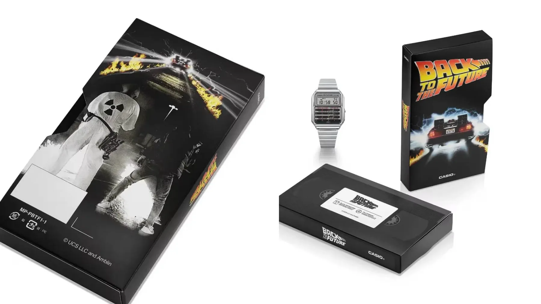 Casio x Back to the Future: ura, ki diši po bencinu, VHS kasetah in 80. letih