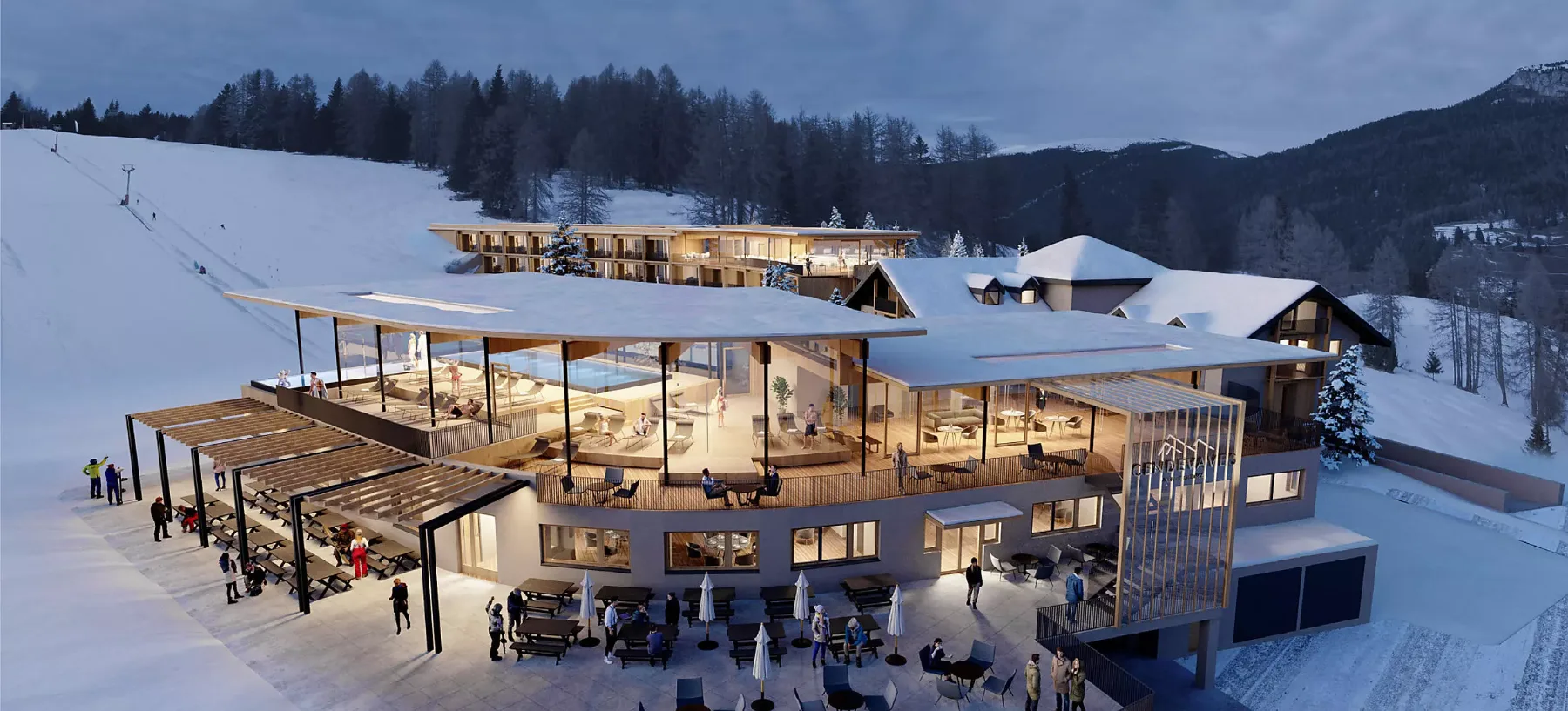 Cendevaves Alpine Silence v Val Gardeni: tišina, ki osvaja vrhove Dolomitov