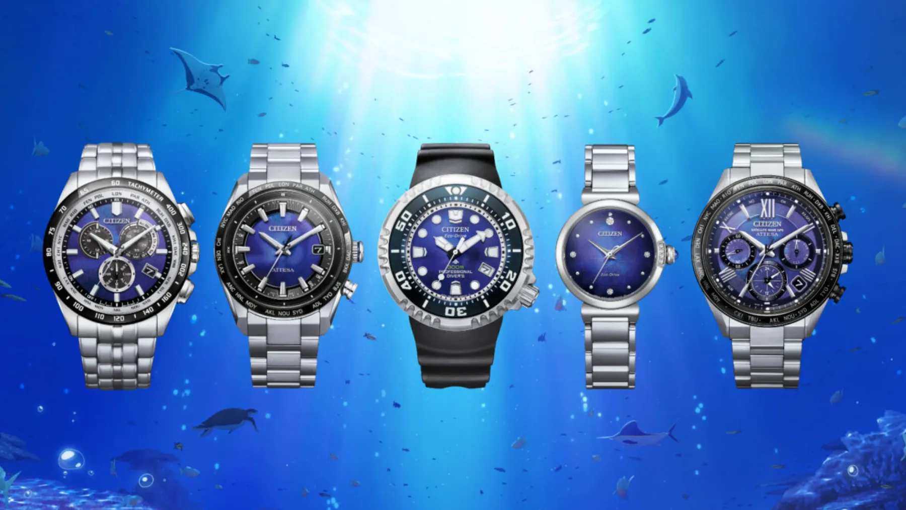 CITIZEN “UNITE with BLUE – Sea of Silence”: Ko se ura zaljubi v ocean