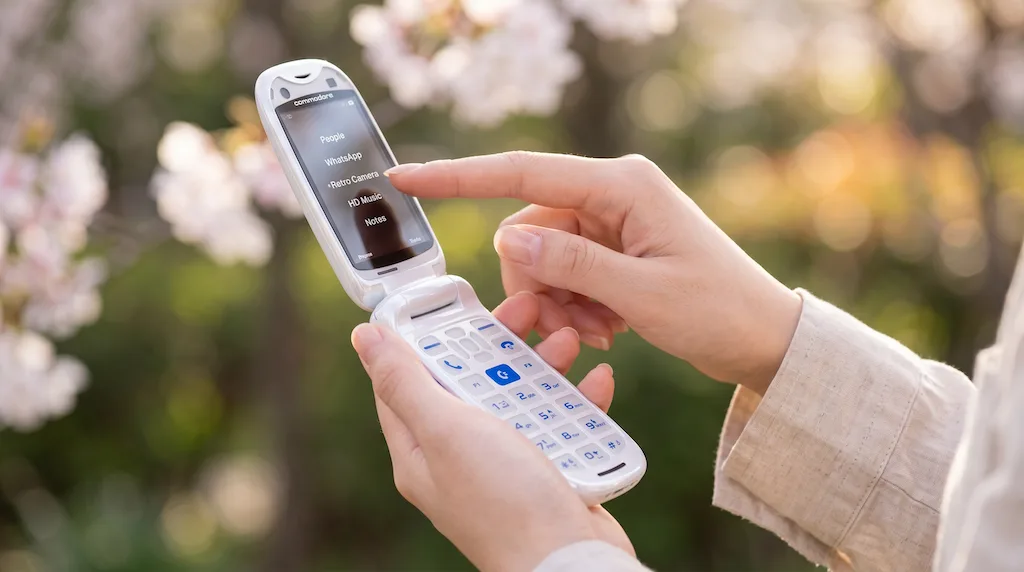 Commodore Callback 8020: retro preklopni telefon brez družbenih omrežij, brez brskalnika – a z 99 % Android aplikacij