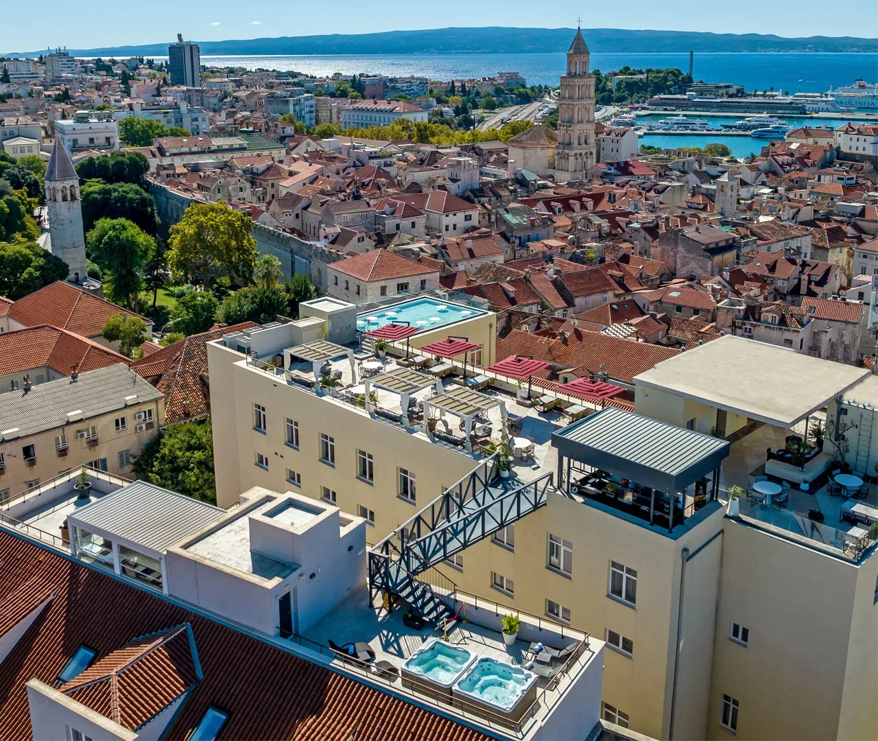 Cornaro Hotel: Najlepši pogled na Split, ki vam bo vzel sapo
