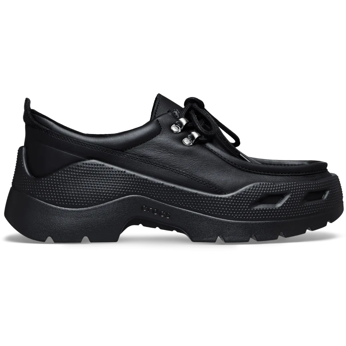 Crocs Gallery Shoe v usnju: Kultni cokli so se prelevili v uglajen mestni čevelj – slika 3