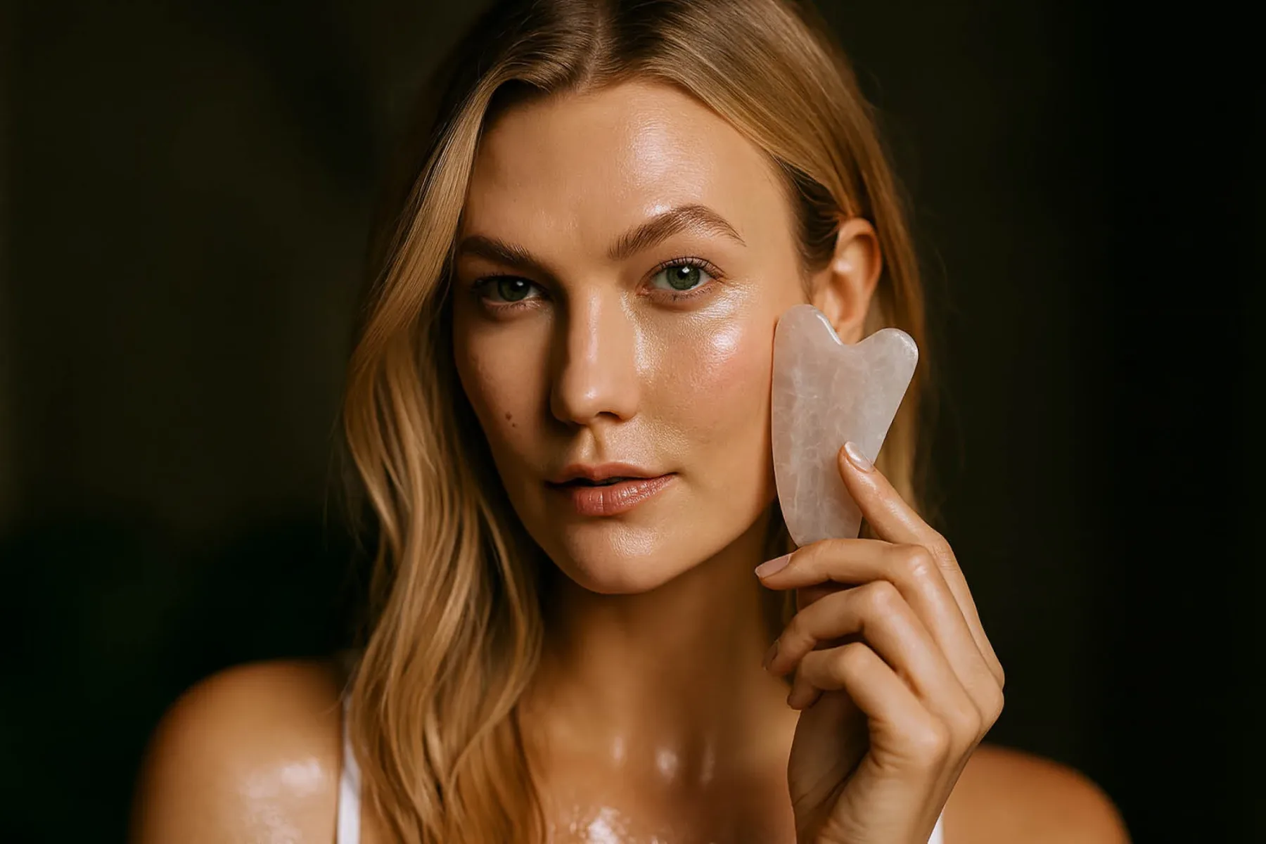 Čudežni tedenski gua sha plan o katerem govori Hollywood: korak za korakom do žareče kože brez gub – bolje kot Botox