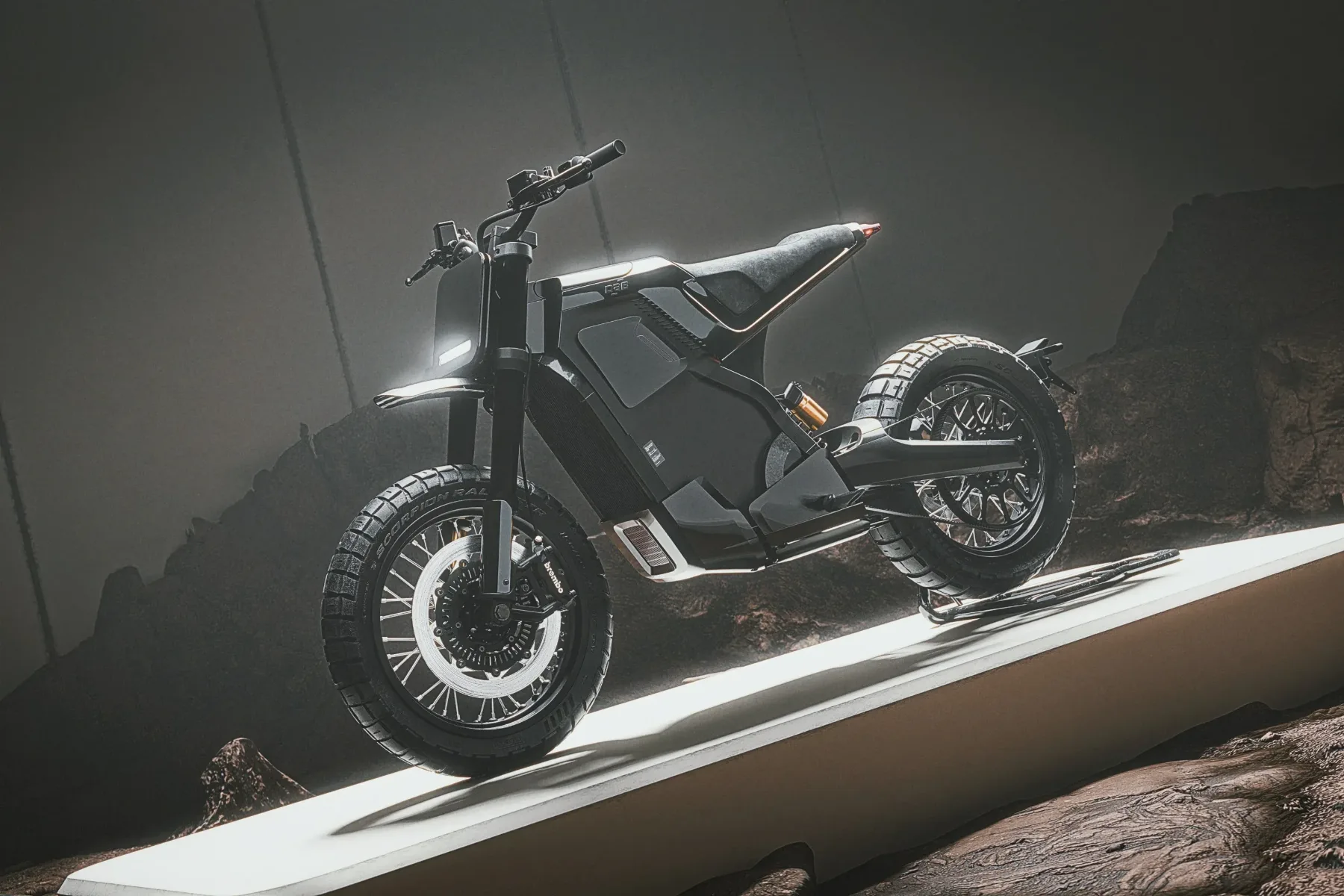 Dab Motors 1αX Electric Scrambler: leteči Francoz z dušo dirtkrosarja in umom iz vesolja
