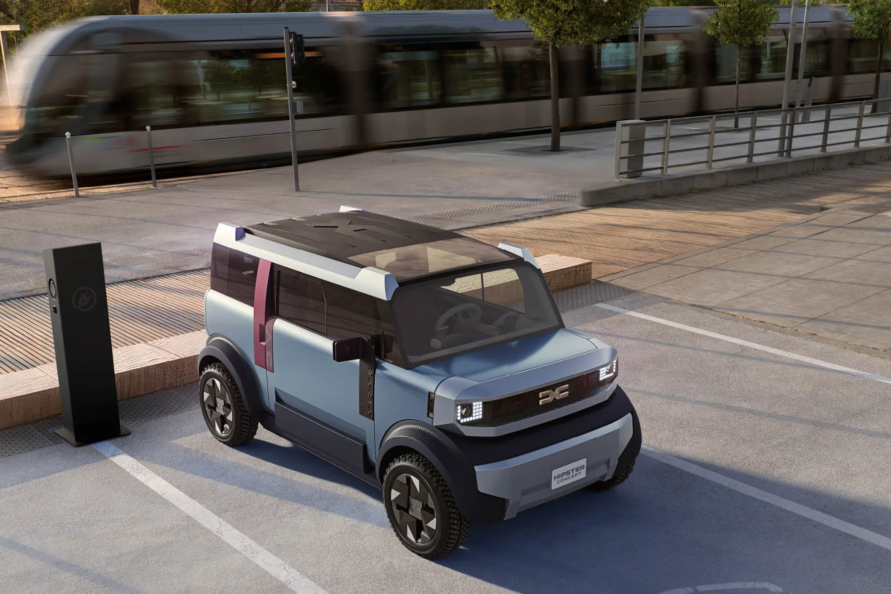 Dacia Hipster: kvadratni električni malček, ki revolucionira mesto z minimalizmom